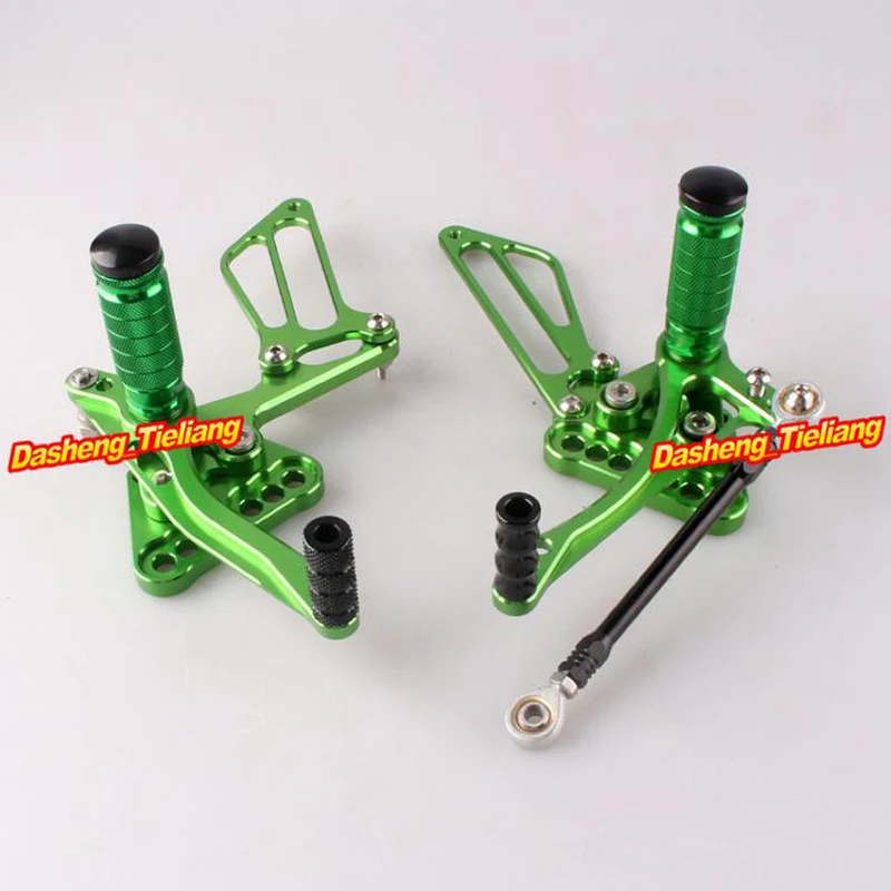 

Motorcycle Adjustable Shift Brake Rear Set Footpegs Foot Rest Peg For Suzuki GSXR 1000 K5 2005-2006