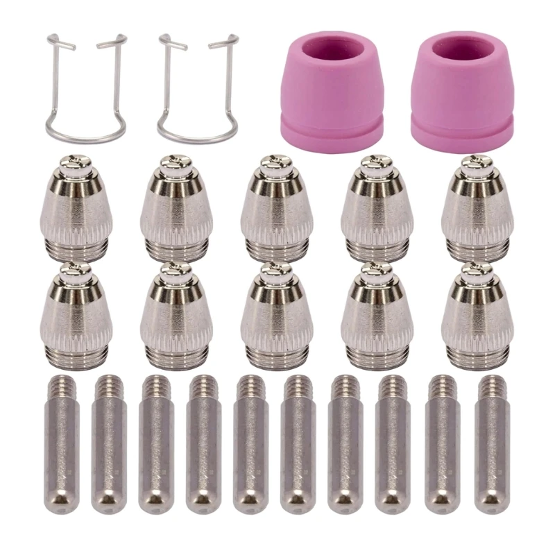 F92C Industrial Welding Nozzle Set 24pcs for High Efficiency Plasma Cutting Systems