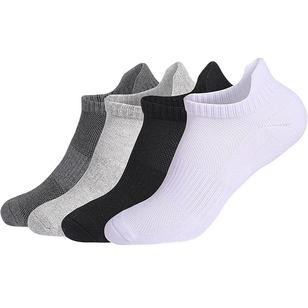 Calcetines tobilleros de algodón para hombre y mujer, medias gruesas resistentes al desgaste, absorbentes, desodorantes, para senderismo al aire libre, 3 pares, EU35-50