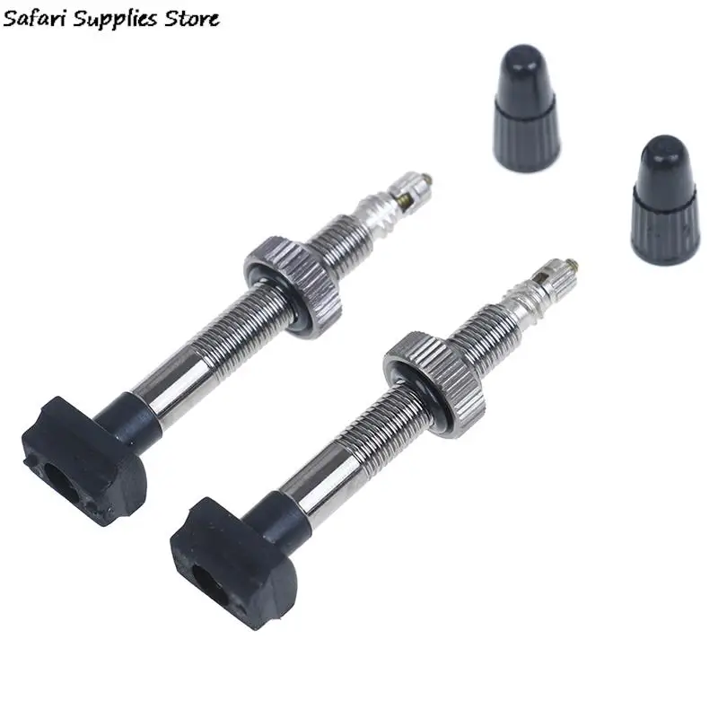 1 Stuks Metalen Tubeless Presta Ventiel Stelen Mtb Road Mountainbike Fiets Koperen Fiets Banden Accessoires Fiets Reparatie Tool