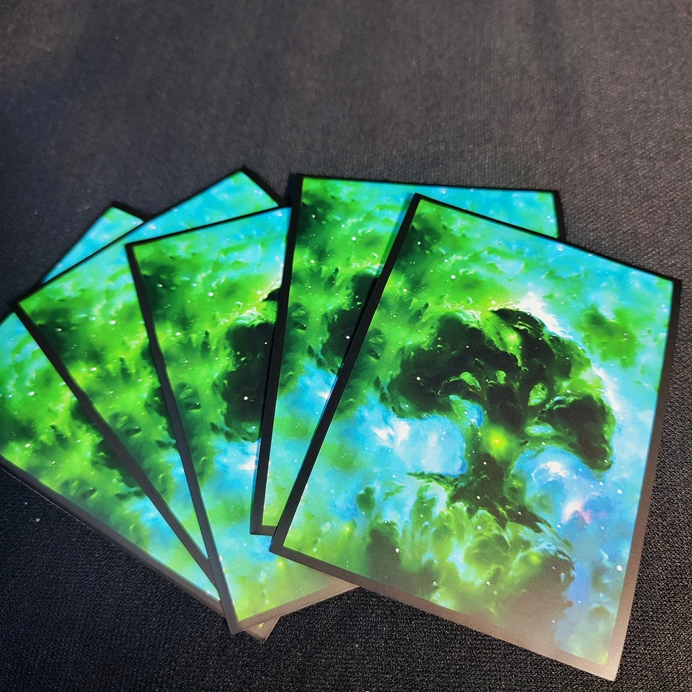 60 PCS 66x91mm Board Game Matte Art Card Sleeves TCG Card Cover Print Trading Card Sleeves for PKM Card Games