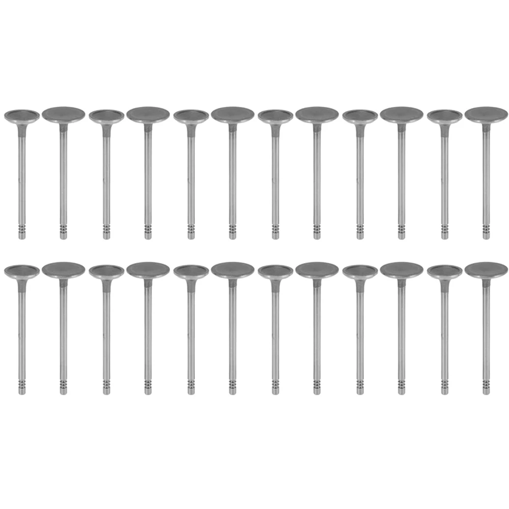 24PCS Engine Intake & Exhaust Valves Set Fit 2.7 L For Chrysler 300 Dodge Avenger/Stratus Jeep 2.7L V6 GAS 98-10 4663899 4663902