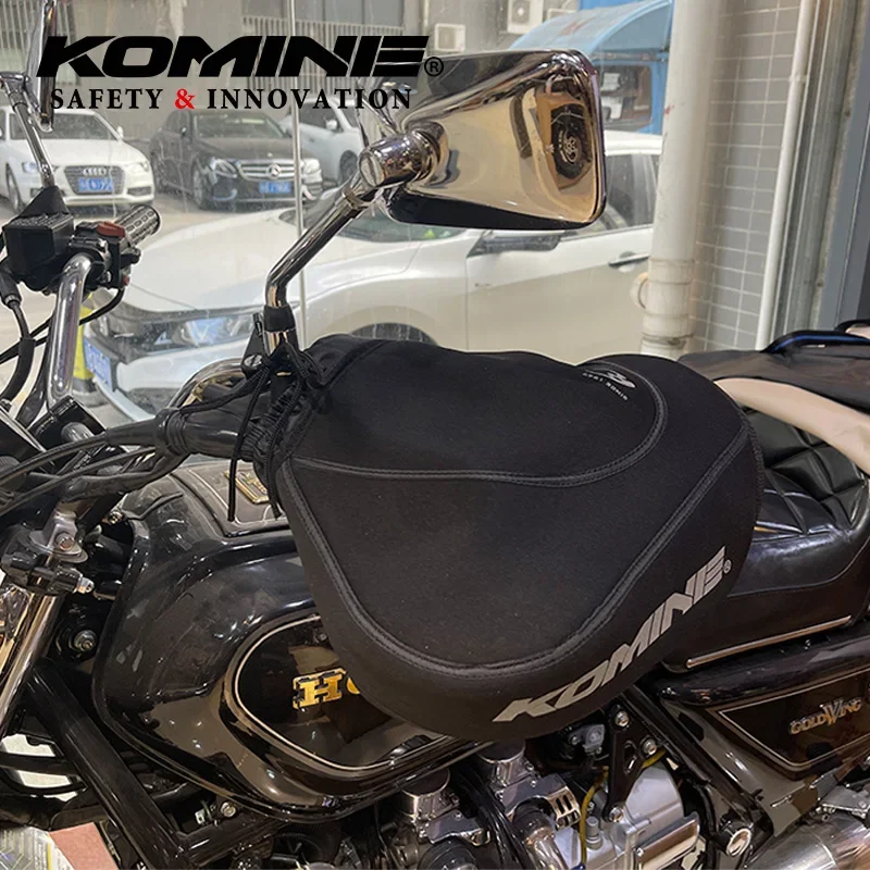 KOMINE AK-362 Motorcycle Handlebar Cover Warm and Windproof in Autumn and Winter Handlebar Cover Electric Motorcycle Hand Guard