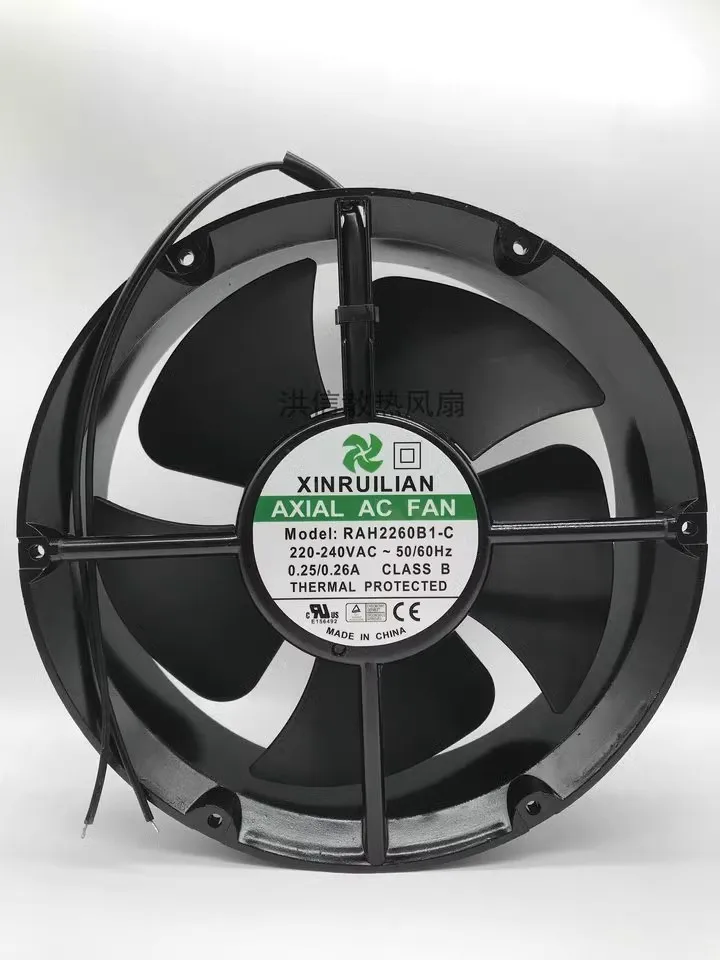 Free shipping original RAH2260B1-C 220V 20060 20CM round square high-temperature resistant fan