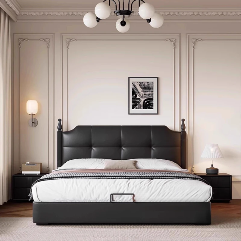 

king 150x200cm 180x200cm 220x200cm Double bed Wooden bases and frames cosy Two persons bed bedframe bedroom furniture for home