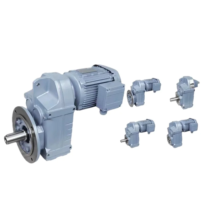 F37 F47 F57 F67 F77 Parallel Shaft Helical Reducer Gearmotor F Series Helical Gearbox Motor for Industrial Applications