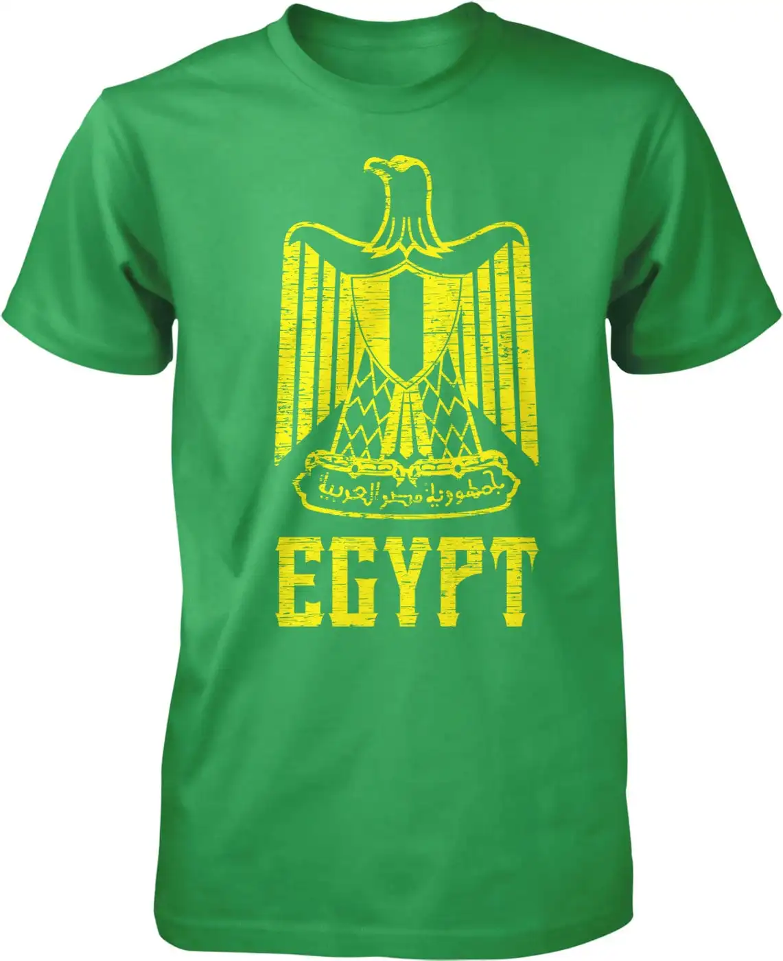 Egypt Coat of Arms Golden Eagle Saladin Men's T shirt NOFO_00241