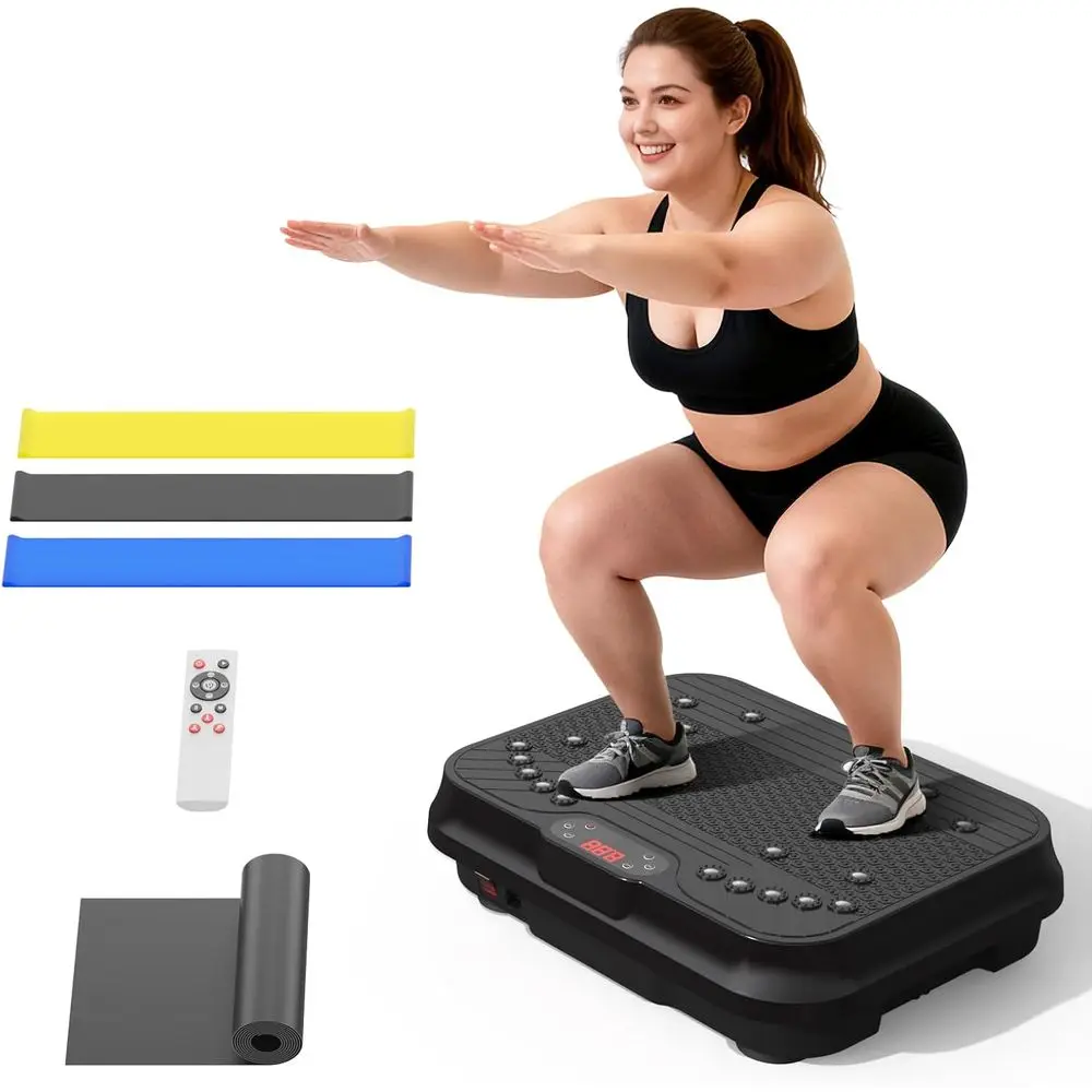 

High-Capacity Vibration Platform for Lymphatic Drainage and Weight Loss, Suitable for Men and Women