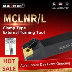 MCLNR1616 MCLNR2020 MCLNR2525 MCLNR3232 External Turning Tool MCLNR MCLNL Lathe Bar Turning Holder CNC Cutting Tool Cutter Bar
