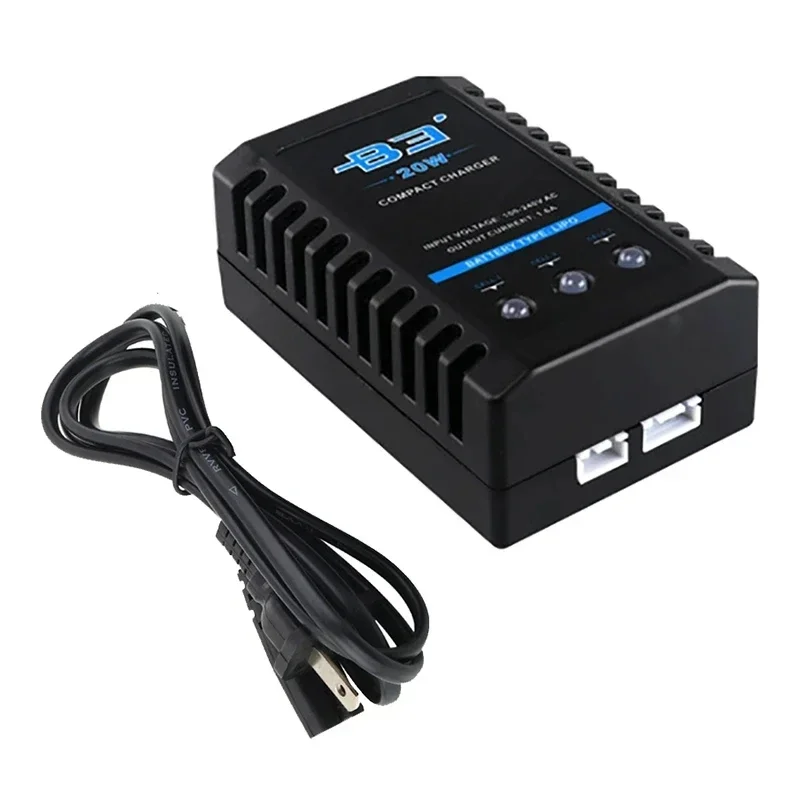 iMax RC B3 Pro Compact 2S 3S Lipo Balance Battery Charger 20W 110-240V AC For RC Helicopter