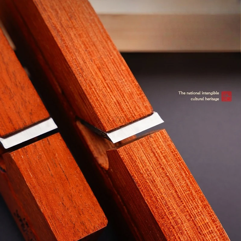 Woodworking Mahogany Single Wire Pull Planer 150/200/245mm Grooving Plane Carpentry Wood Fine Trimming Planer Carpenter's Tools