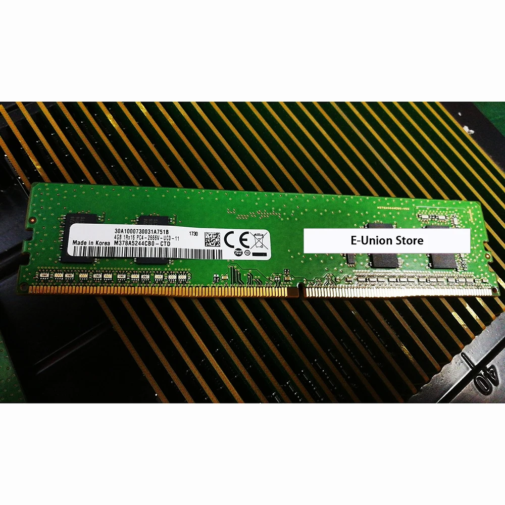 2PCS For Lenovo T4900d M4000e Desktop Memory 4GB DDR4 2666MHz PC4-2666V RAM