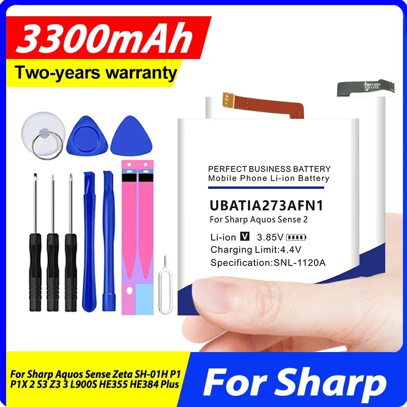 UBATIA303AFN2 HE312 UBATIA303AFN2 HE355 HE391 Battery For Sharp Aquos Sense Zeta SH-01H P1 P1X 2 S3 Z3 3 L900S HE355 HE384 Plus