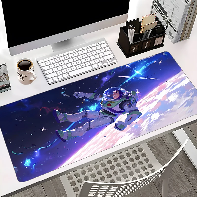 

Disney Buzz Lightyear Cute Mousepad Laptop Keyboard Decoration Gamer Table Mat Large Mouse Pad Anime Cartoon Office PC Mouse Mat