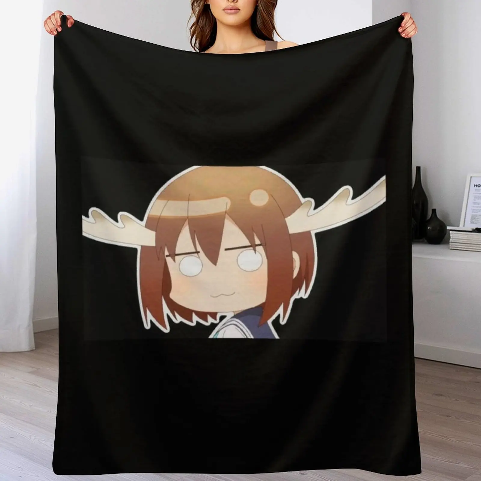 

Shikanoko Noko - My Deer Friend Nokotan Throw Blanket Soft Sherpa Fleece Warm Blanket for Winter