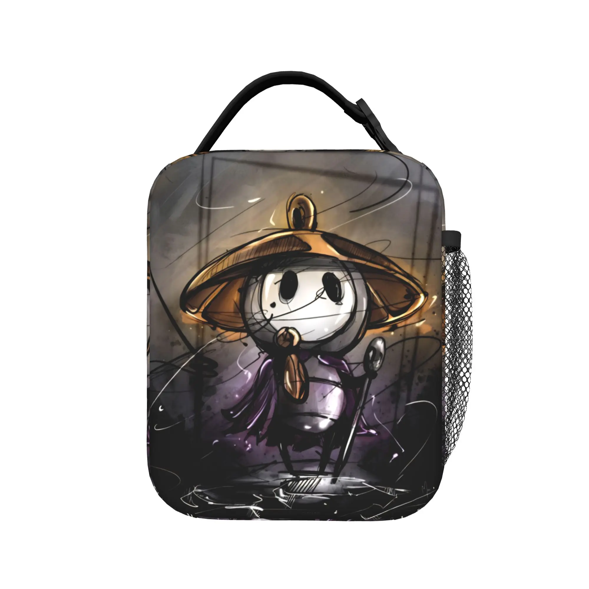 Sherma Silksong Hollow Knight  Insulated Lunch Bags Cooler Bag Reusable,Meal Container  High Capacity Tote Lunch Box Office