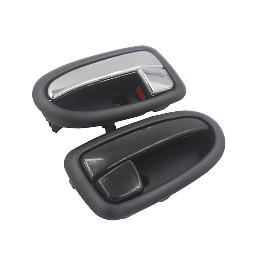 2 Pcs Black Chrome Interior Door Handle Inner door handles for Hyundai Matrix 2001-2010 Car Accesories