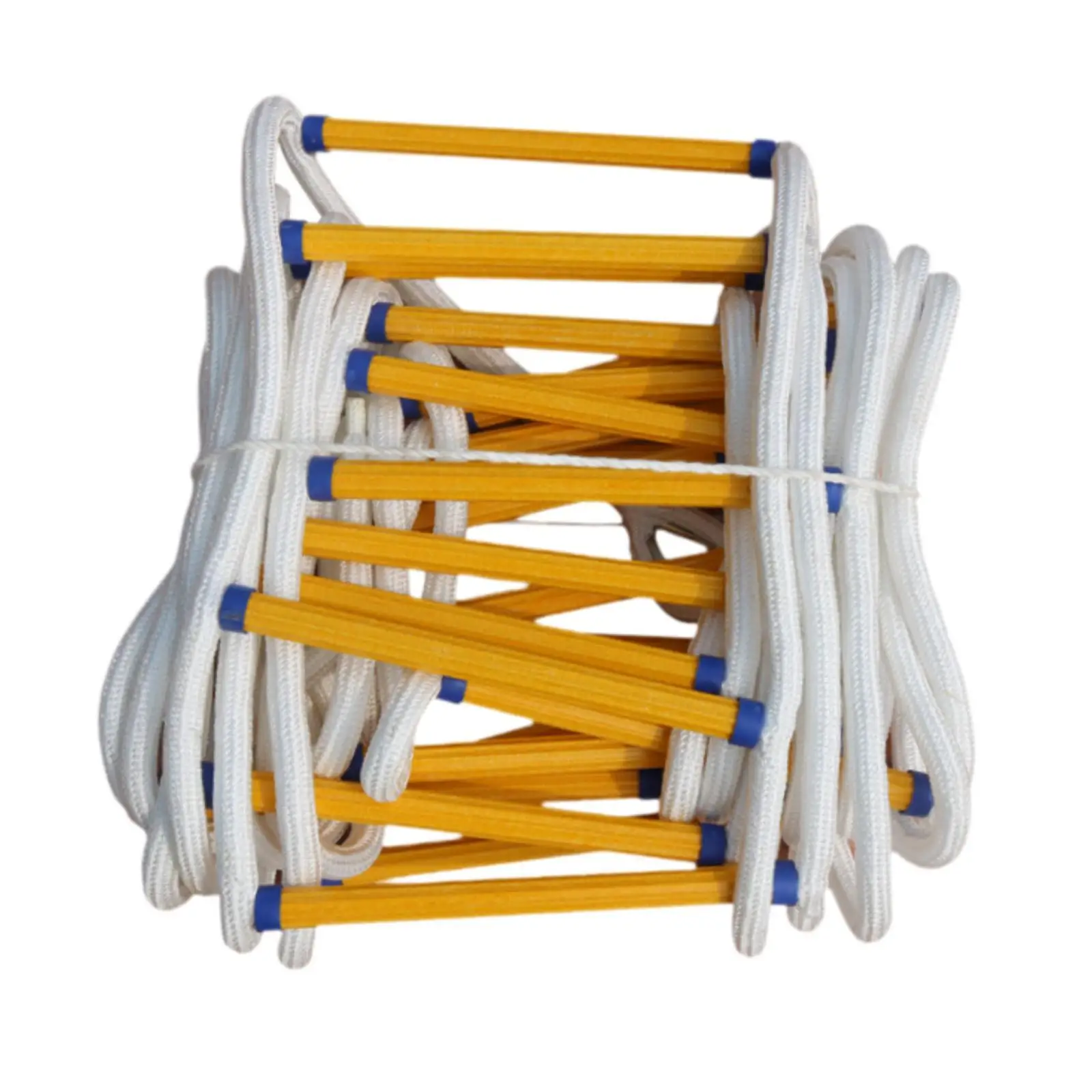 

16ft Emergency Fire Escape Ladder with Hooks Lightweight 5M Sturdy Deploys Quickly Multifunctional Reusable for Climbing Work