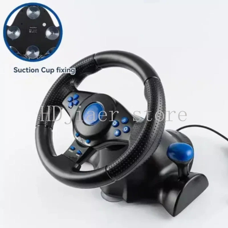 

Hot Sale Racing Game Steering Wheel – Compatible with Xbox/PS4/PS2/PS3/PC, with Handle Switch