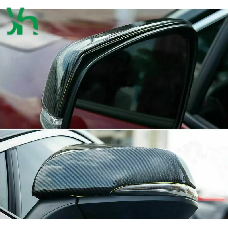 لتويوتا Vellfire RAV4 هايلاندر ويلدلاند الجبهة سيارة جران عبر سيينا ألياف الكربون الجانب مرآة مرآة الرؤية الخلفية عصا