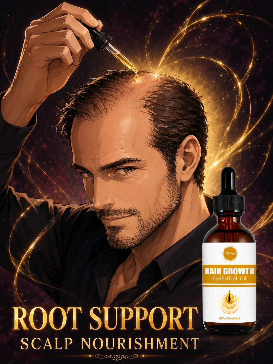 Scalp Nourishing Serum 30ml: For thicker, fuller hair, perfect for daily care.