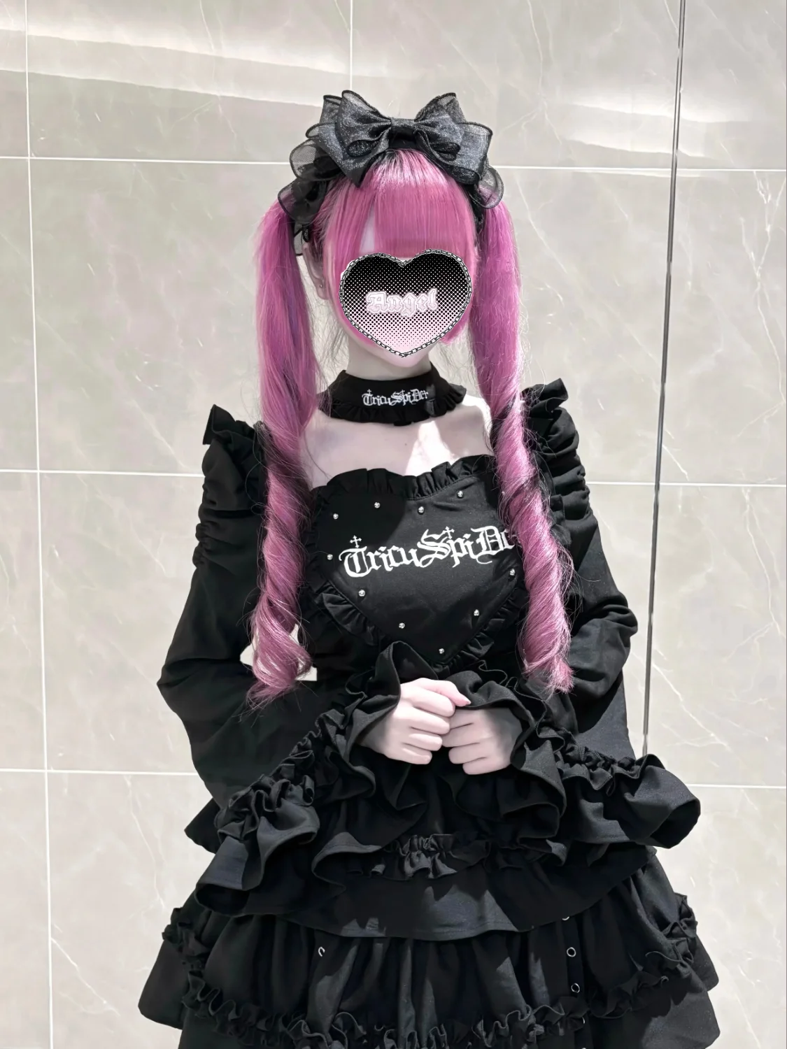 gothic Black Mesh Big Bow Headband for Women Elegant Bow Hairband Korean Fairy Hair Hoop Sweet Girls Hair Accessories