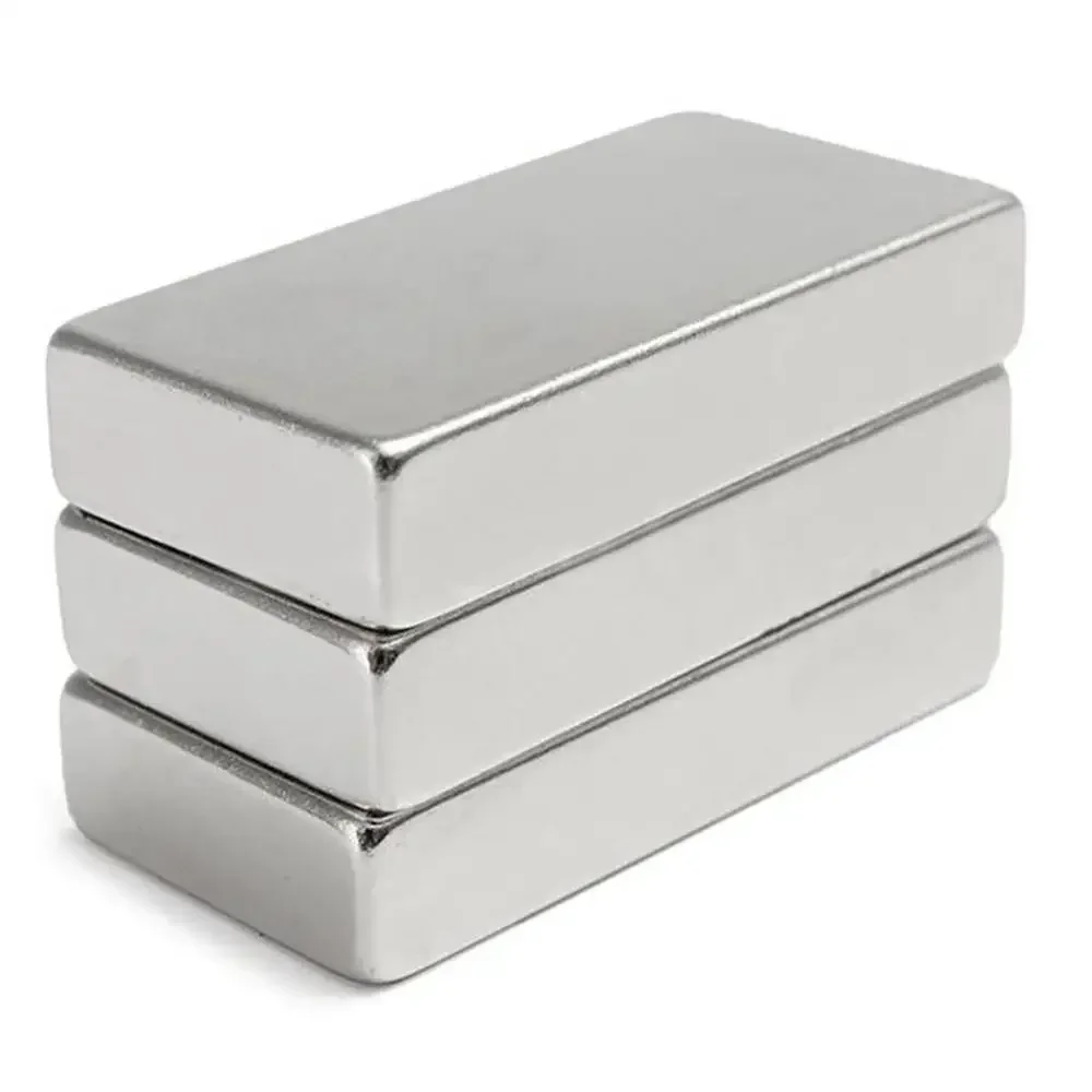 5PCS N35  50x25x10mm Super Strong Cuboid Magnet Rare Earth Rectangle Neodymium Block