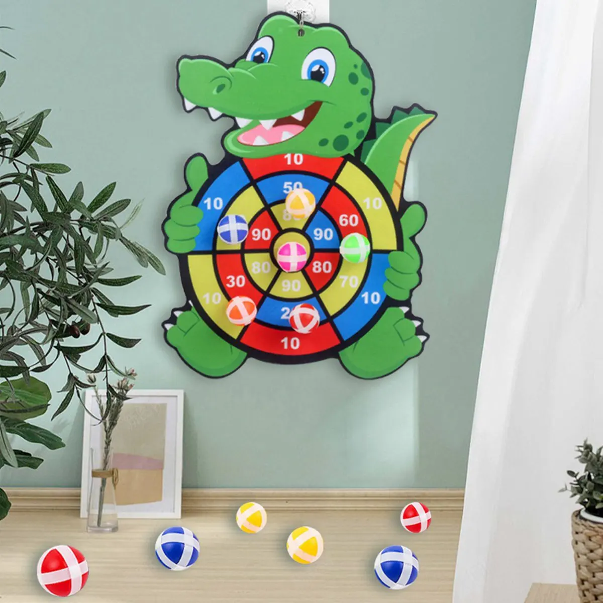 Cartoon Animal Dart Board Sticky Ball Educational Toy Perfect Christmas Gift for Kids Children's Day Gifts Thanksgiving Gifts