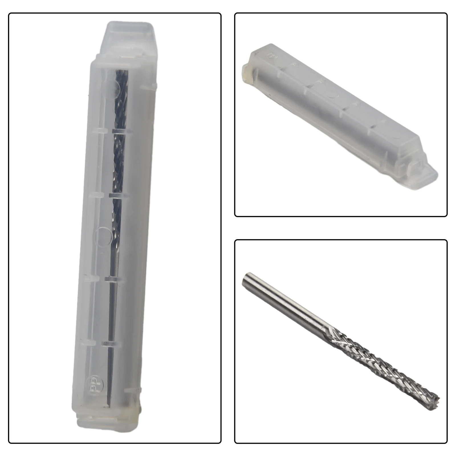 Silver Rotary File Wood Carving Mahogany Furniture Aluminum Aluminum High Speed Steel Plastic Wood Bit 1 Piece