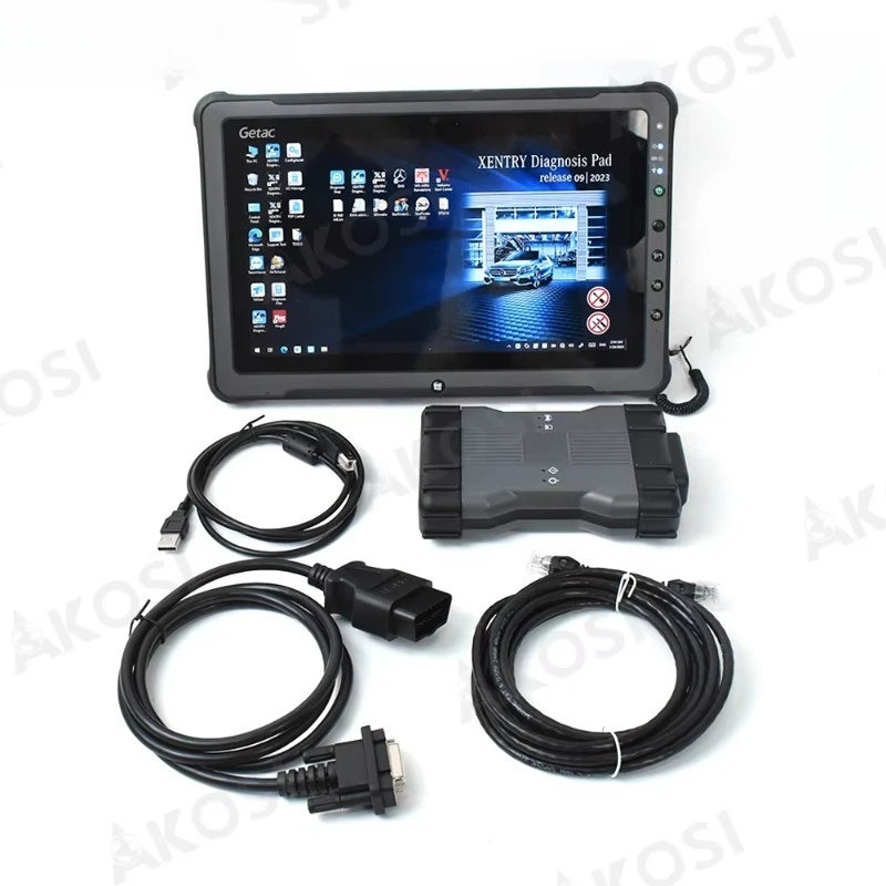 

V2023.12 WIFI MB Star C6 Support CAN BUS with Software Wis Epc C6 Multiplexer Scanner and F110 Tablet