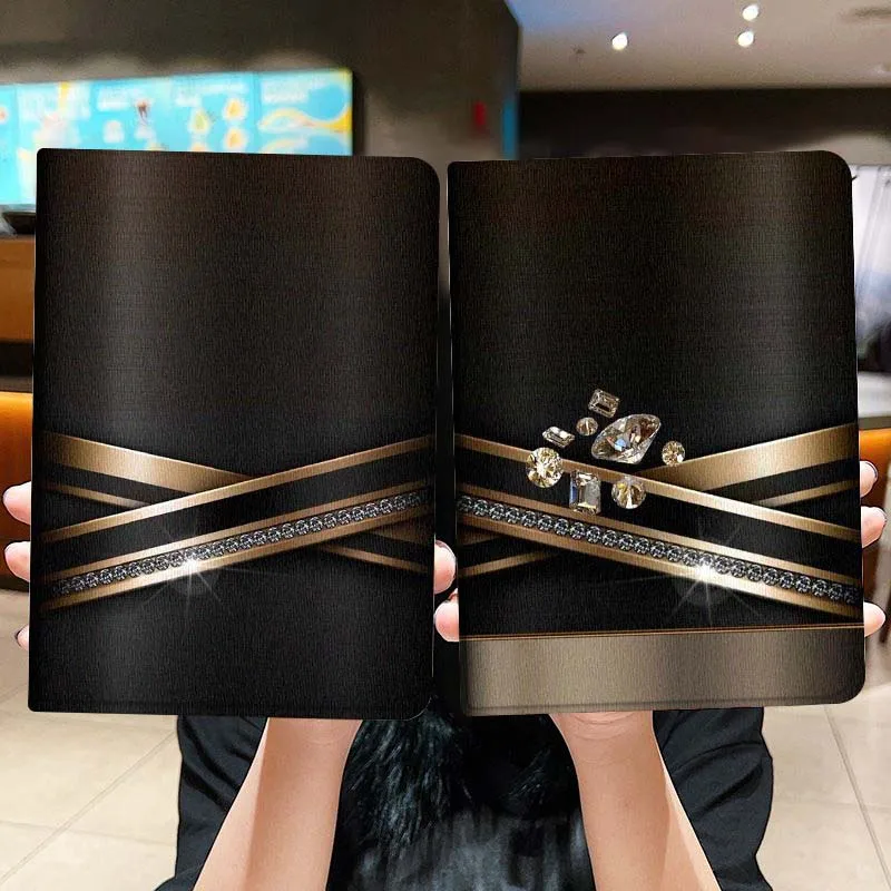 

Shining Cross Stripe Cool Gift For Honor Pad 8 V8 9 GT MagicPad 13 3 2 Tab MatePad Pro Air 12 X 12.6 Foldable Tablet Case