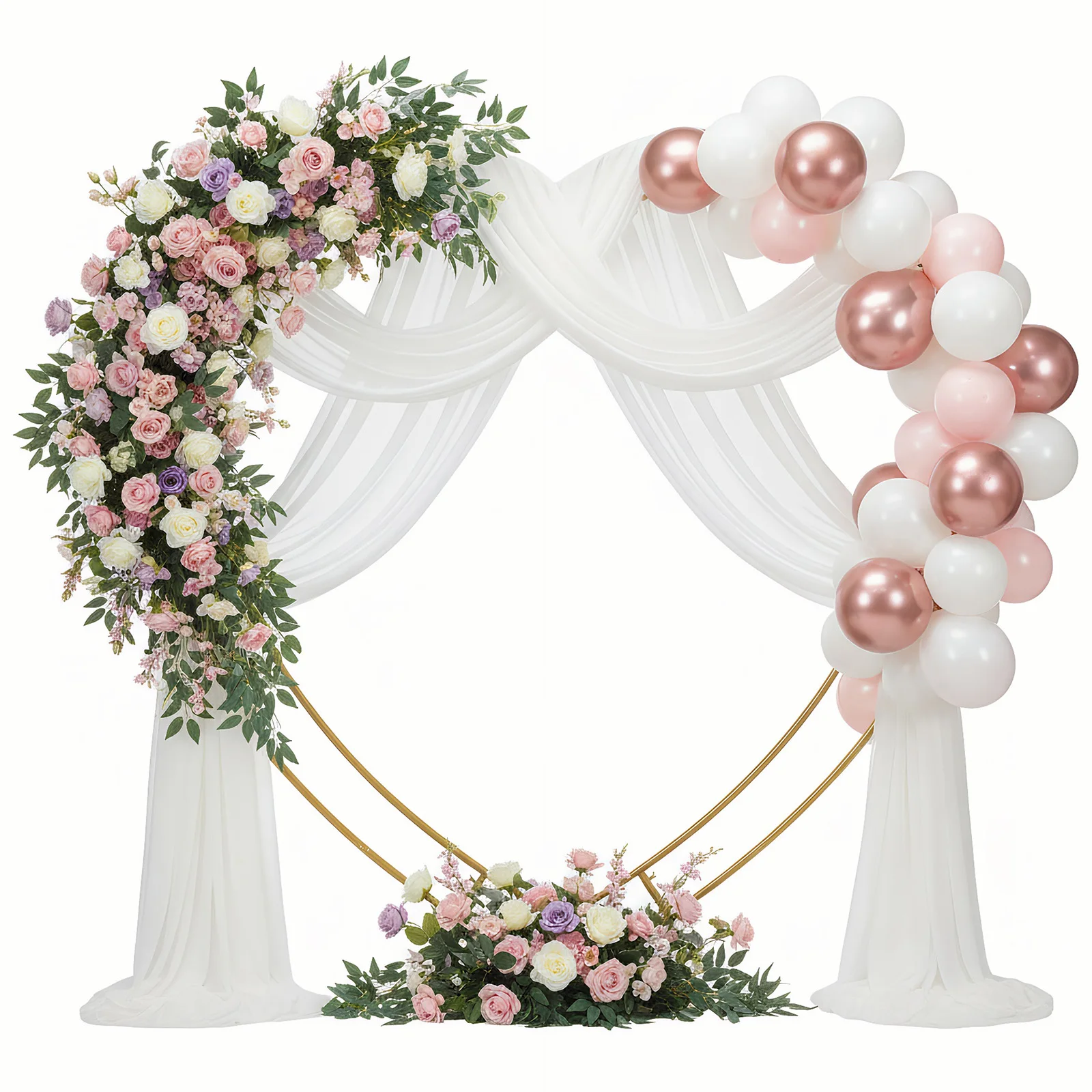 Soporte para Globos en Forma de Corazón de 6.7 Pies, Soporte Reutilizable para Arcos de Flores en Forma de Corazón para Ceremonias, Día de San Valentín, Decoración de Fiestas de Cumpleaños