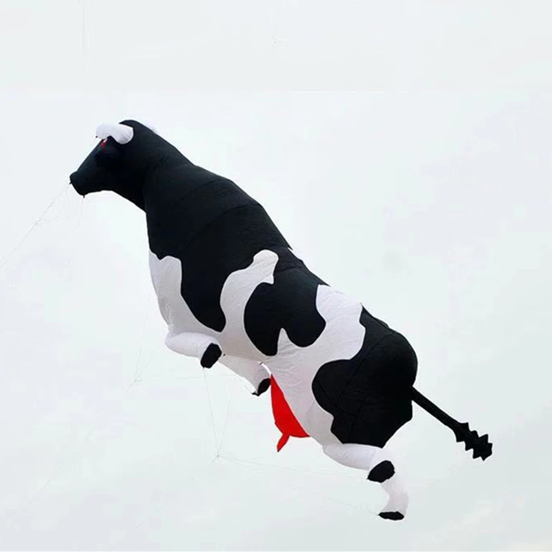 free shipping 3m cow kite pendant outdoor toy sports for adults professional parachute inflatable games cometas de viento flying