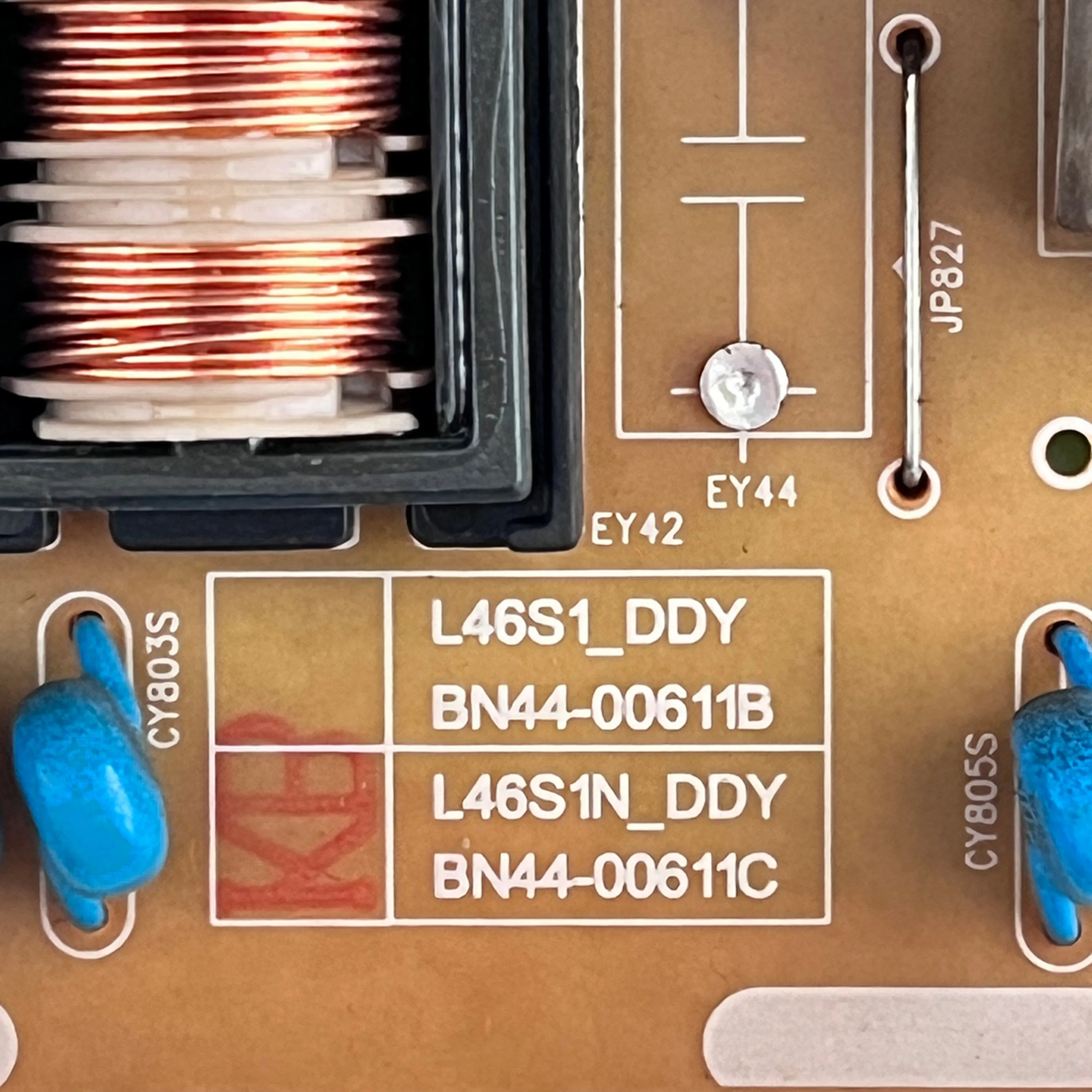 Authentic Original TV Power Board BN44-00610B = BN44-00609A = BN44-00611B Working Properly And Is For LCD TV HG40NB670FFXZA Part