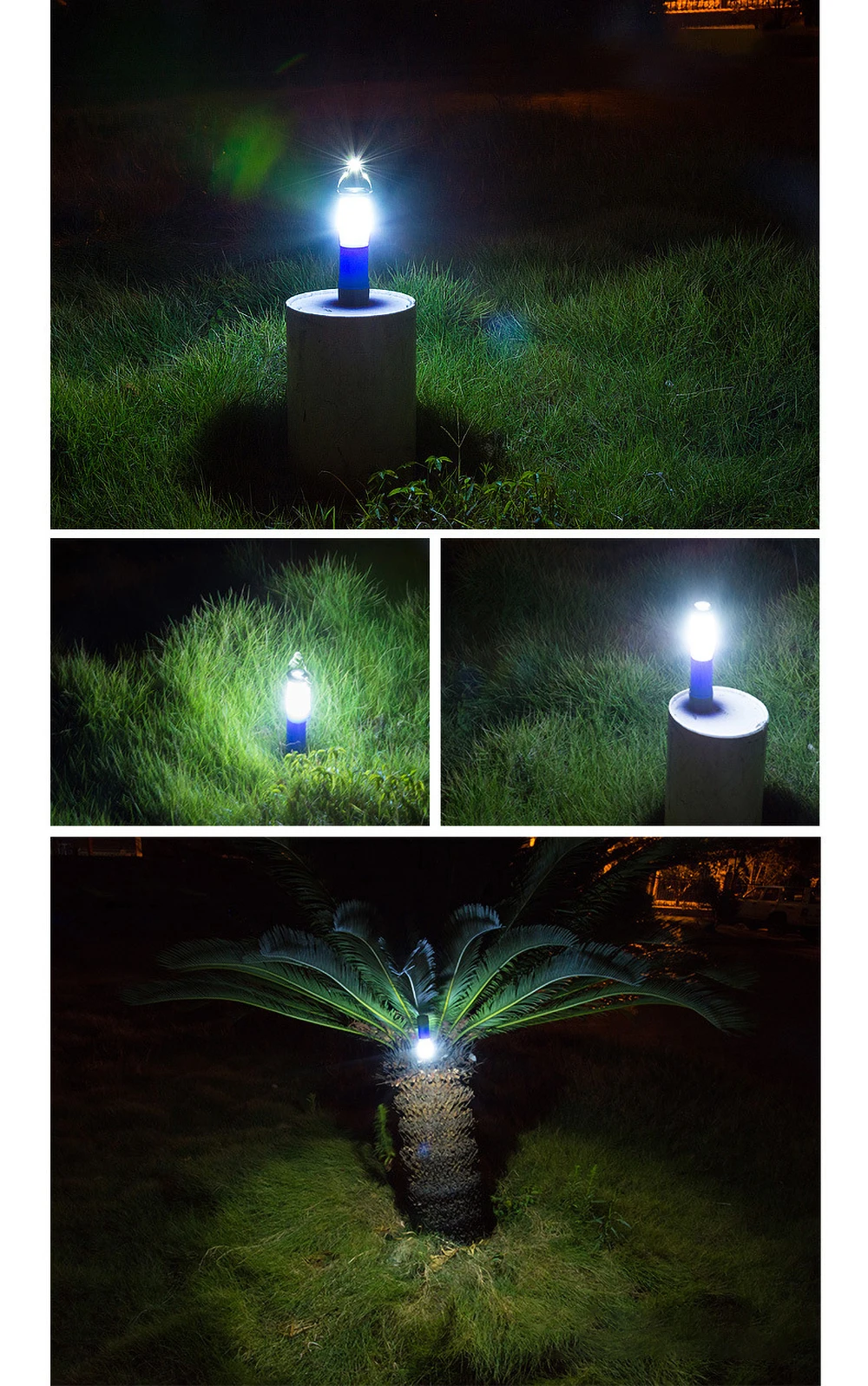 Imagem -06 - Mini Zoomable Outdoor Camping Lanterna Tent Light Lâmpada Forte Tent Light Camping Lanterna Luz Piscando