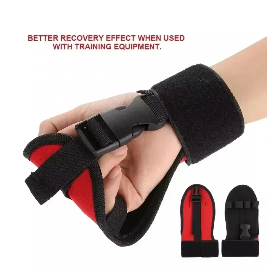 Rehabilitation Finger Gloves Brace Breathable Anti-Slip Auxiliary Fixed Hand Fist Stroke Hemiplegia Patient Training PainRelieve