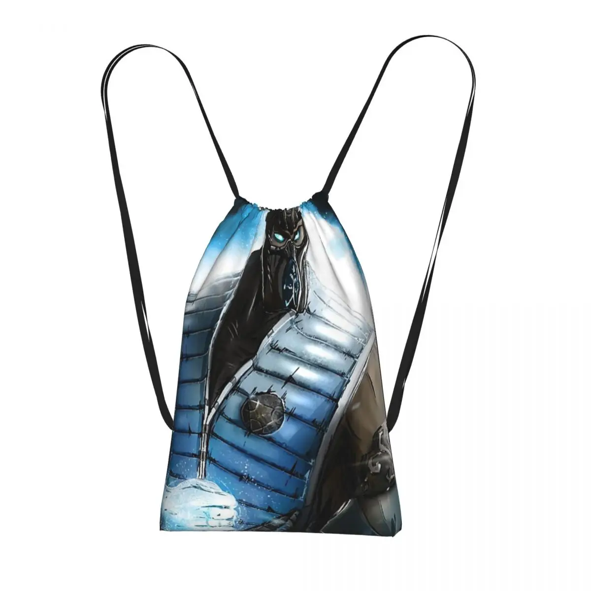 

Mortal Kombat Sub-Zero Backpacks Fashion Drawstring Bags Sports Bag Book Bags for Travel Students