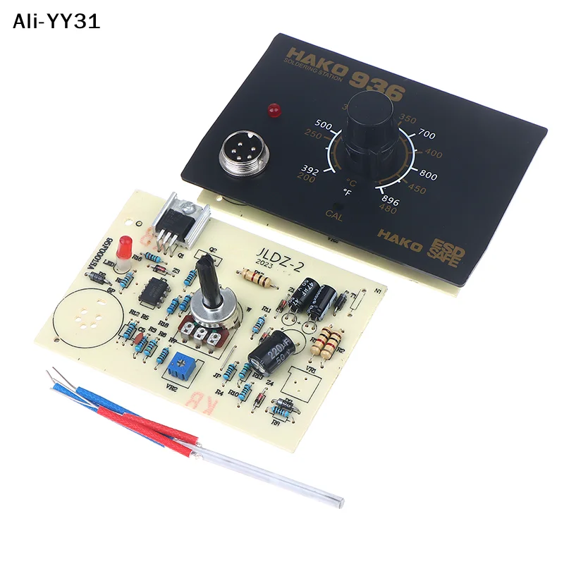 936 Electric Welding Station Circuit Board Control Board Adjustable Temperature 5-hole 5-pin A1321 Core Circuit Board