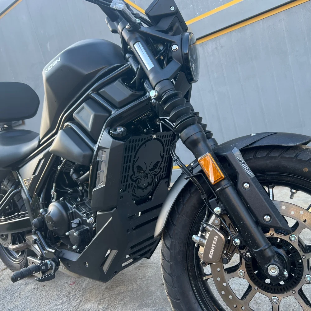 Motorcycle modification: Water tank mesh cover protective cover accessories for 2026 ZONTES KD125-c2