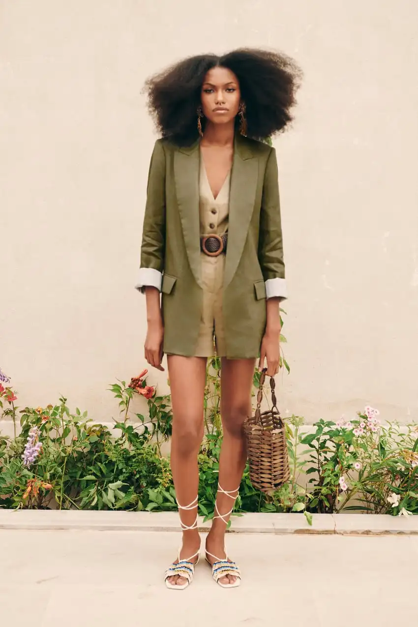 Spring Commute Faion Loose Printed Sve Casual Suit Jaet with Flip Cover ket Women's Polyester Long Sve Coat