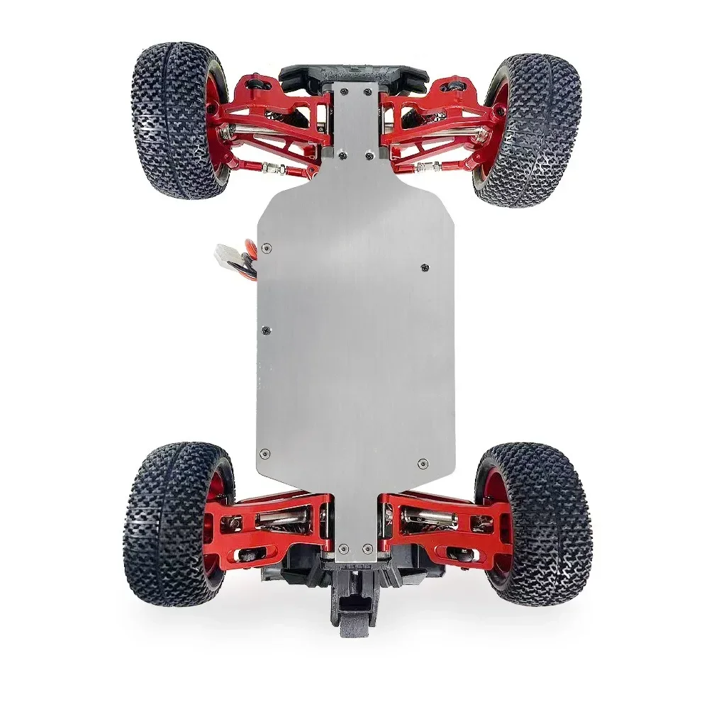 

For MJX1/14 14209 14210 1/14 RC Car Stainless Steel Chassis Armor Metal Upgraded Parts Accessories