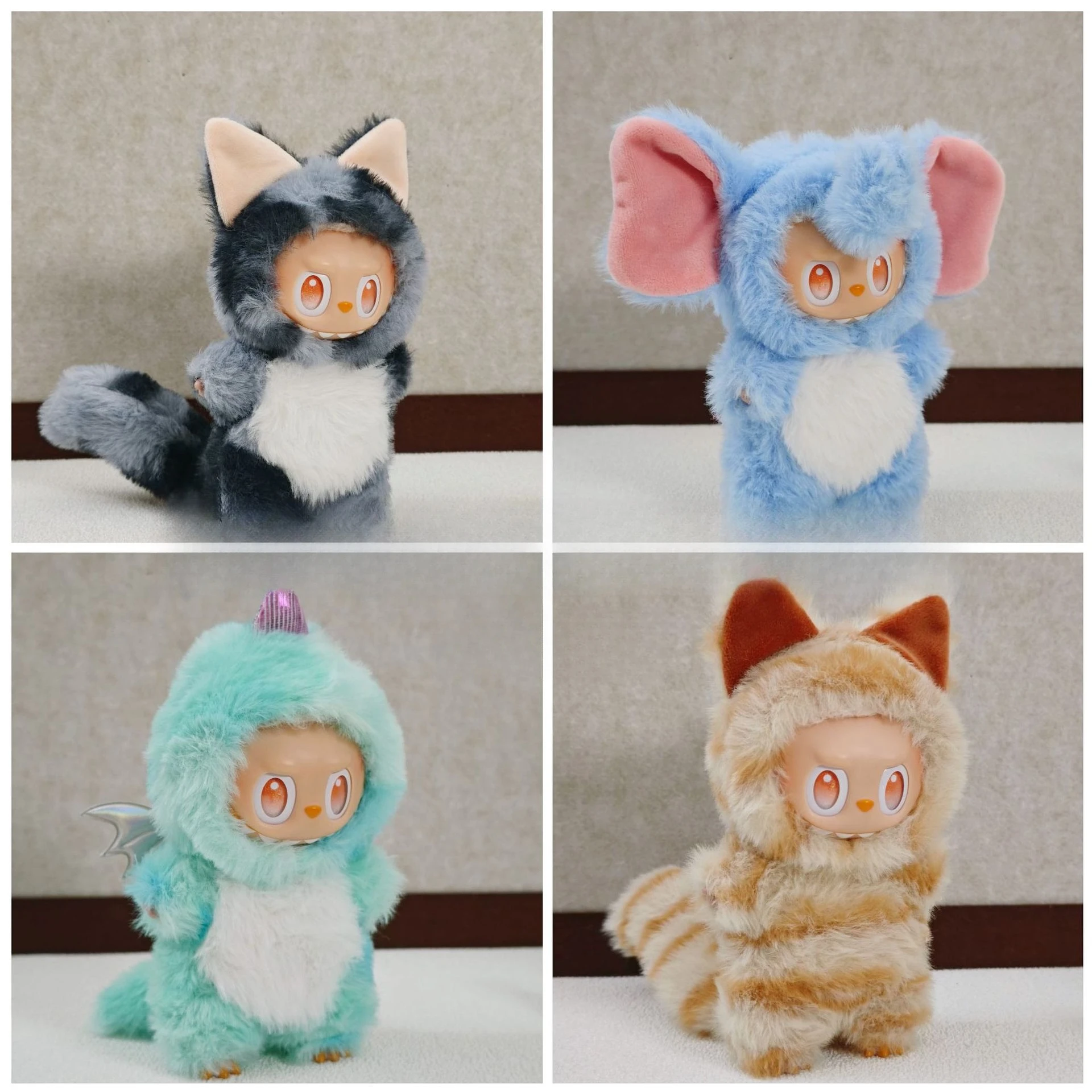 

In-stock Labubu Doll Clothes Vinyl Labubu 17cm Doll Cute Changeable Dress Plush Set Doll