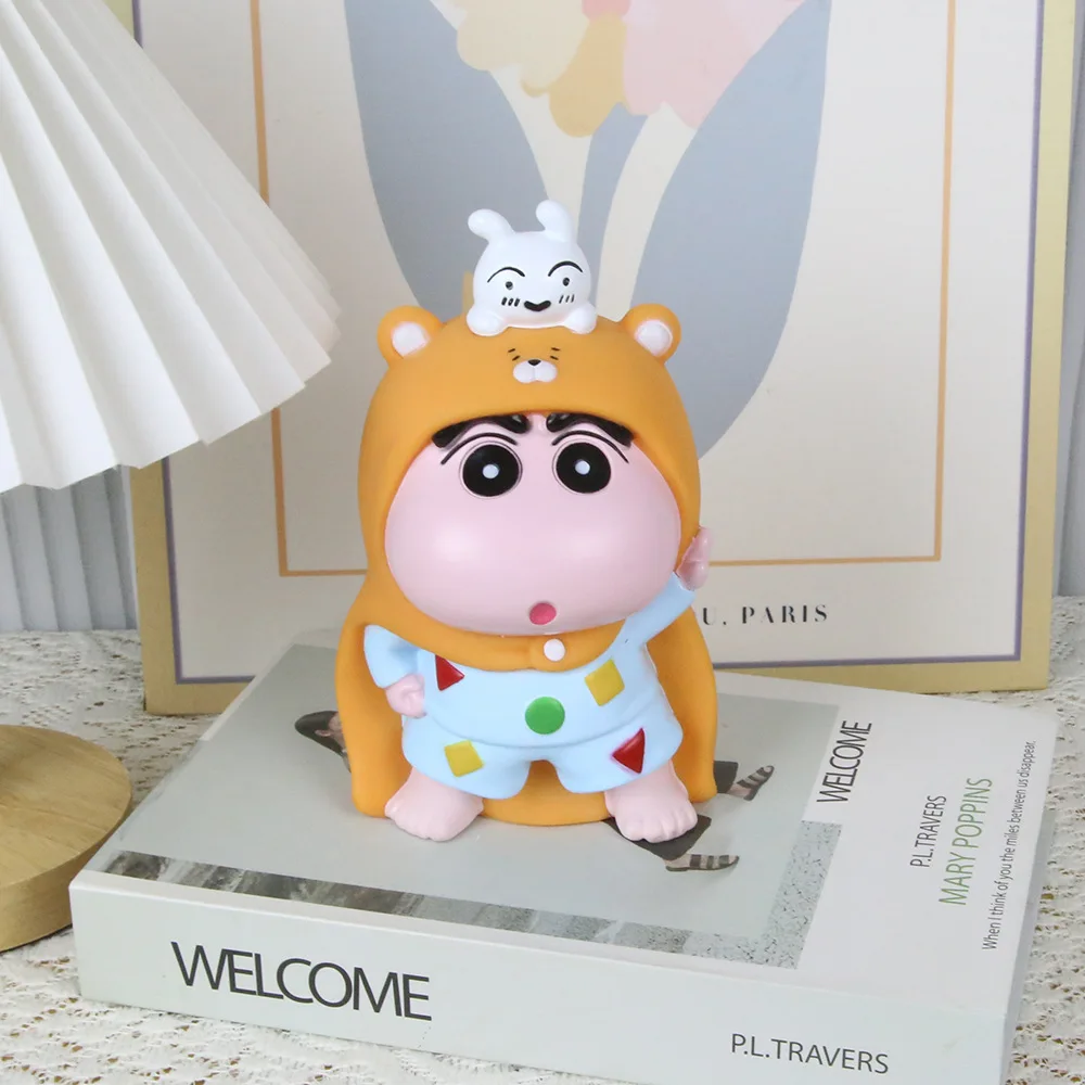 Crayon Shin Chan Desktop Storage Box Crayon Shin Chan Piggy Bank Desk Accessories Birthday Gift