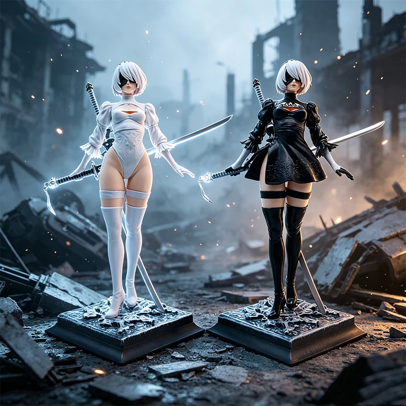Trajes de Combate Tipo B No.2/Versão de Vestuário Formal Figura de Anime Colecionável, Estátua Decorativa para Mesa, Presente, Estátua de PVC