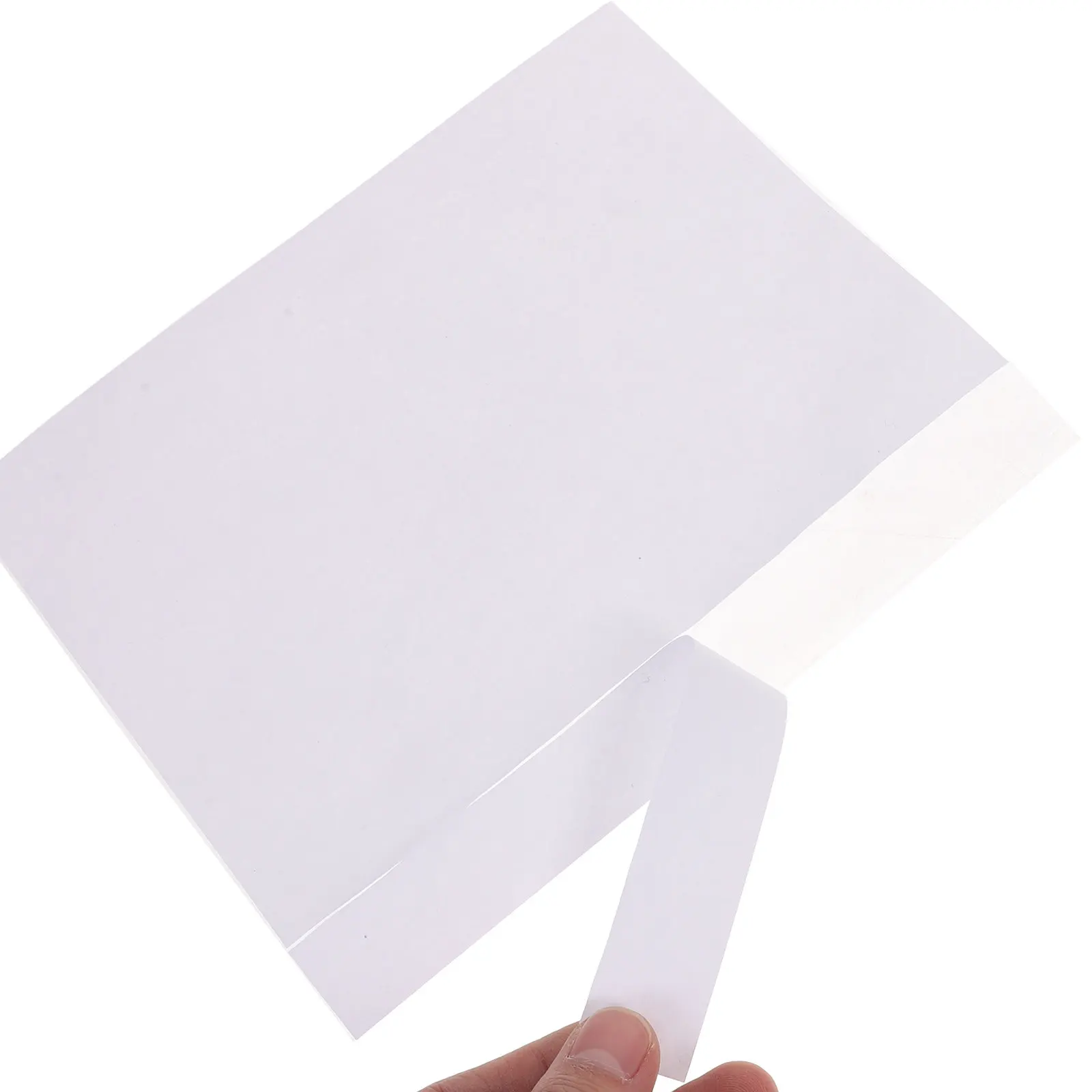 100Pcs Transparent Self Adhesive Packing List Pouches Strong Invoice Shipping Label Envelopes for A4 A5 Paper Logistics