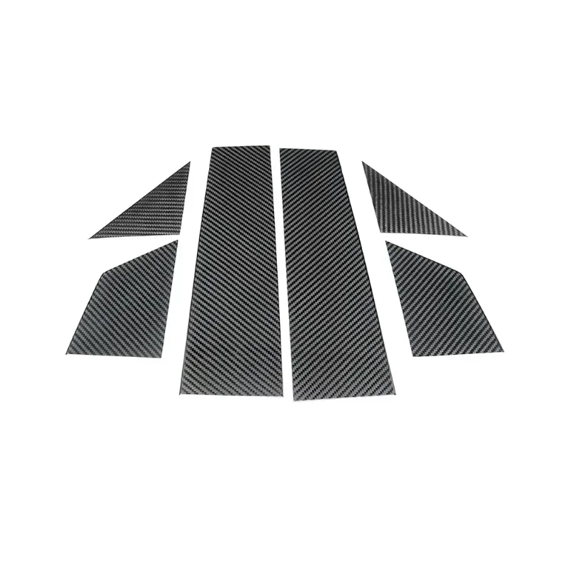 For FIAT 500 For Abarth Real Dry Carbon Fiber 12-24 Exterior Including A-pillar Triangular B-pillar Panel Body Kits Accessories