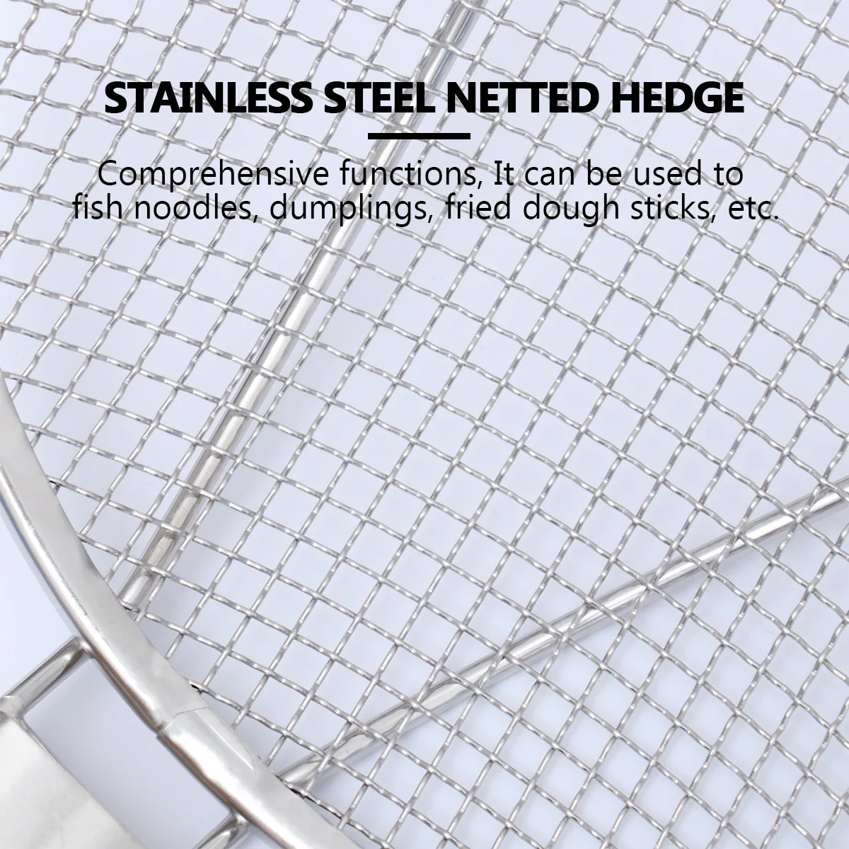 

24Cm Wood Handle Stainless Steel Strainer Skimmer Ladle for Draining Oil Water from Fried Foods Noodles Vegetables Kitchen