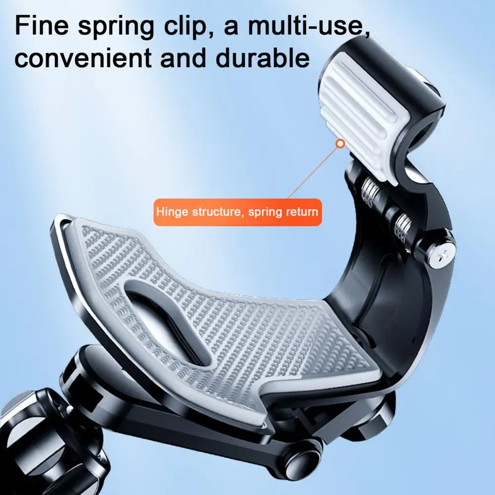 Car Dashboard Mobile Phone Holder 360 Degree Rotation Universal Dash Clip Cellphone Mount For Smartphones GPS Navigation Mount