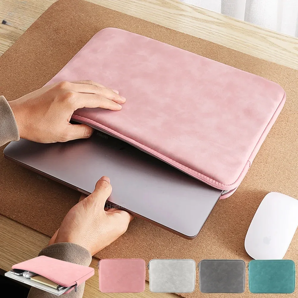 Fotografia 3: Bolsa para laptop para macbook air pro 13 13.3 14 15.4 15.6 polegadas bolsa para notebook lenovo asus hp dell bolsa portátil capa