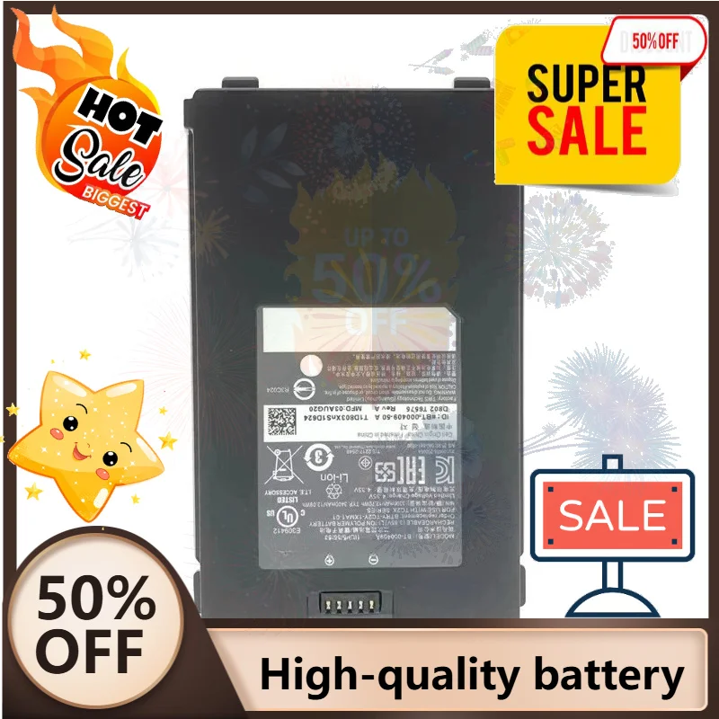 SWZY New Battery BT-000409 4.35V 3300mAh For Zebra TC21 TC26 TC26AK fits BT-000409 BT-000411-08 Barcode Scanner